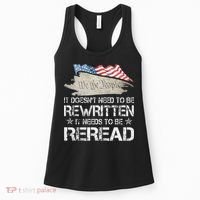 US Flag Constitution of the USA Needs To Be Reread Women's Tank Top thumb 0