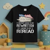 US Flag Constitution of the USA Needs To Be Reread Toddler T-Shirt thumb 3