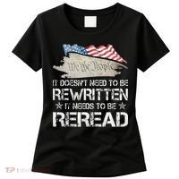 US Flag Constitution of the USA Needs To Be Reread Women's T-Shirt thumb 0
