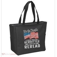 Us Flag Constitution Of The Usa Needs To Be Reread Tote Bag thumb 2