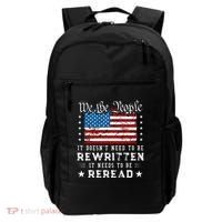 Us Flag Constitution Of The Usa Needs To Be Reread Backpack thumb 0