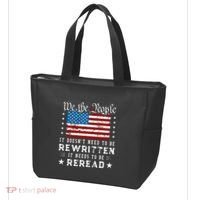 Us Flag Constitution Of The Usa Needs To Be Reread Tote Bag thumb 3