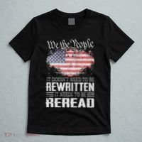 Us Flag Constitution Of The Usa Needs To Be Reread T-Shirt thumb 5
