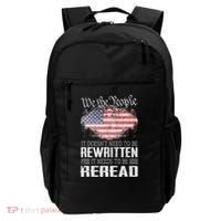 Us Flag Constitution Of The Usa Needs To Be Reread Backpack thumb 0