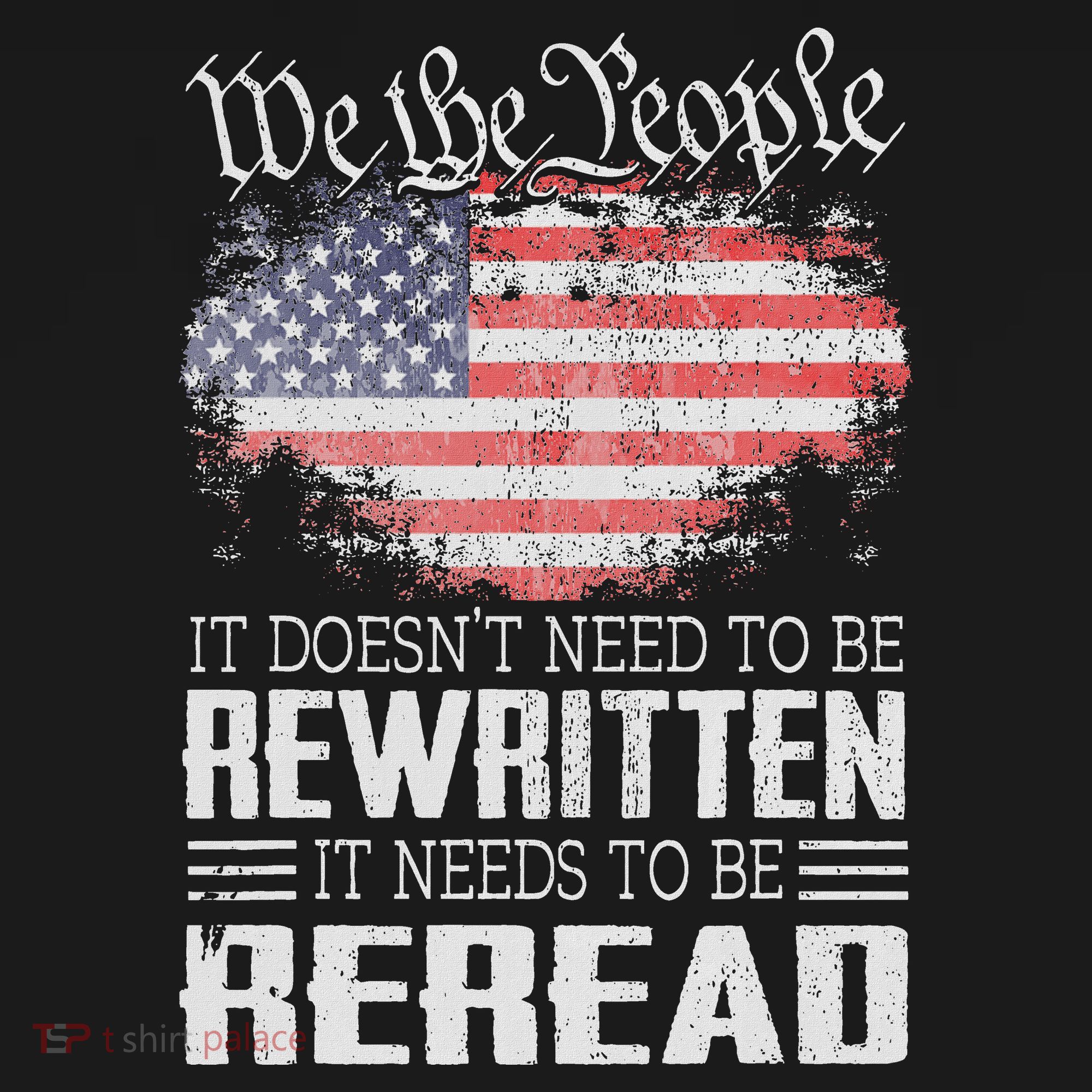 Us Flag Constitution Of The Usa Needs To Be Reread Women's Hoodie