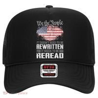 Us Flag Constitution Of The Usa Needs To Be Reread Hat thumb 0