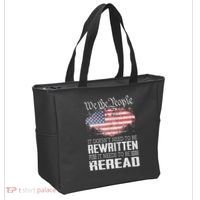 Us Flag Constitution Of The Usa Needs To Be Reread Tote Bag thumb 2