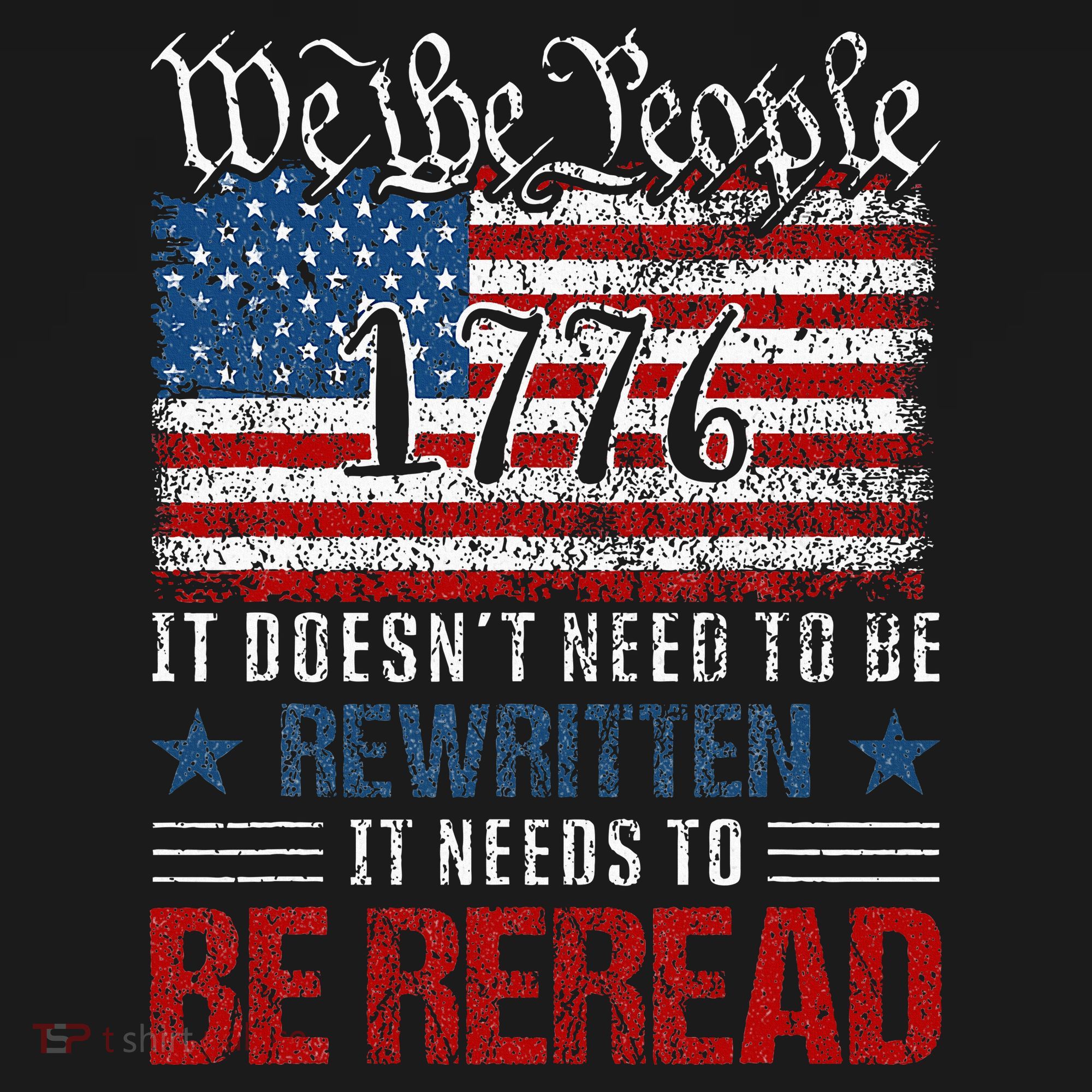 Us Flag Constitution Of The Usa Needs To Be Reread Sweatshirt