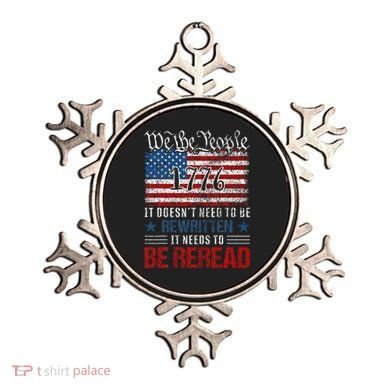 Us Flag Constitution Of The Usa Needs To Be Reread Ornament