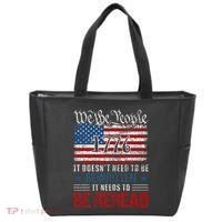 Us Flag Constitution Of The Usa Needs To Be Reread Tote Bag thumb 0