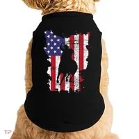 Usa Flag Cowboy Roping Doggie Tank thumb 0