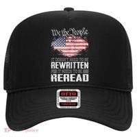 Us Flag Constitution Of The Usa Needs To Be Reread Hat thumb 0