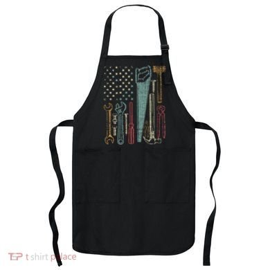 Usa Flag Carpenter And Builder Tools Apron