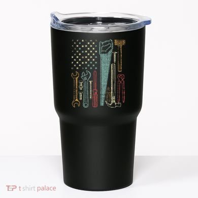 Usa Flag Carpenter And Builder Tools Tumbler