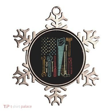 Usa Flag Carpenter And Builder Tools Ornament