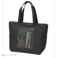 Usa Flag Carpenter And Builder Tools Tote Bag thumb 3