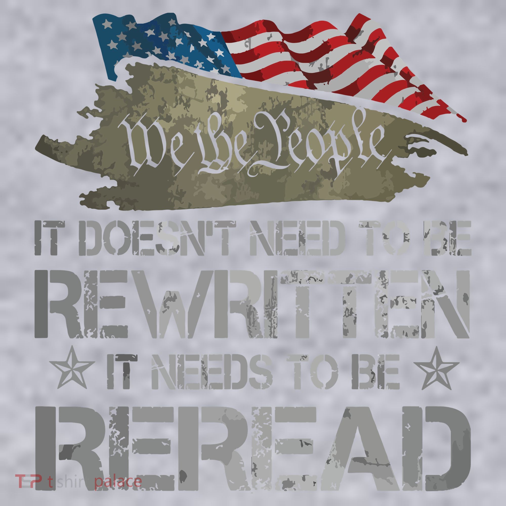 US Flag Constitution Of The USA Needs To Be Reread Women's Sweatshirt