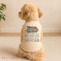 US Flag Constitution Of The USA Needs To Be Reread Doggie Tank thumb 2