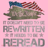 US Flag Constitution Of The USA Needs To Be Reread Coaster thumb 2