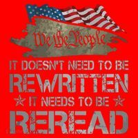 US Flag Constitution Of The USA Needs To Be Reread Santa Hat thumb 1
