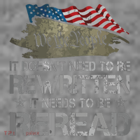 US Flag Constitution Of The USA Needs To Be Reread Toddler Hoodie thumb 2