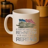 US Flag Constitution Of The USA Needs To Be Reread Coffee Mug thumb 4