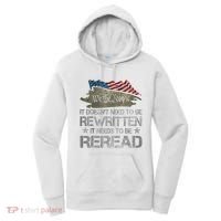 US Flag Constitution Of The USA Needs To Be Reread Women's Hoodie thumb 0