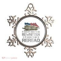US Flag Constitution Of The USA Needs To Be Reread Ornament thumb 0