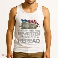 US Flag Constitution Of The USA Needs To Be Reread Tank Top thumb 3