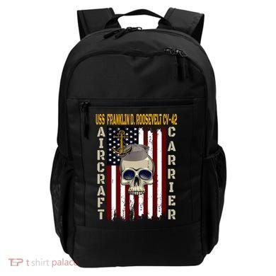 Uss Franklin D Roosevelt Cvgift42 Veterans Day Dad Son Gift Backpack