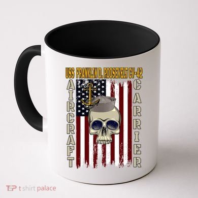 Uss Franklin D Roosevelt Cvgift42 Veterans Day Dad Son Gift Coffee Mug