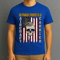 Uss Franklin D Roosevelt Cvgift42 Veterans Day Dad Son Gift T-Shirt thumb 3
