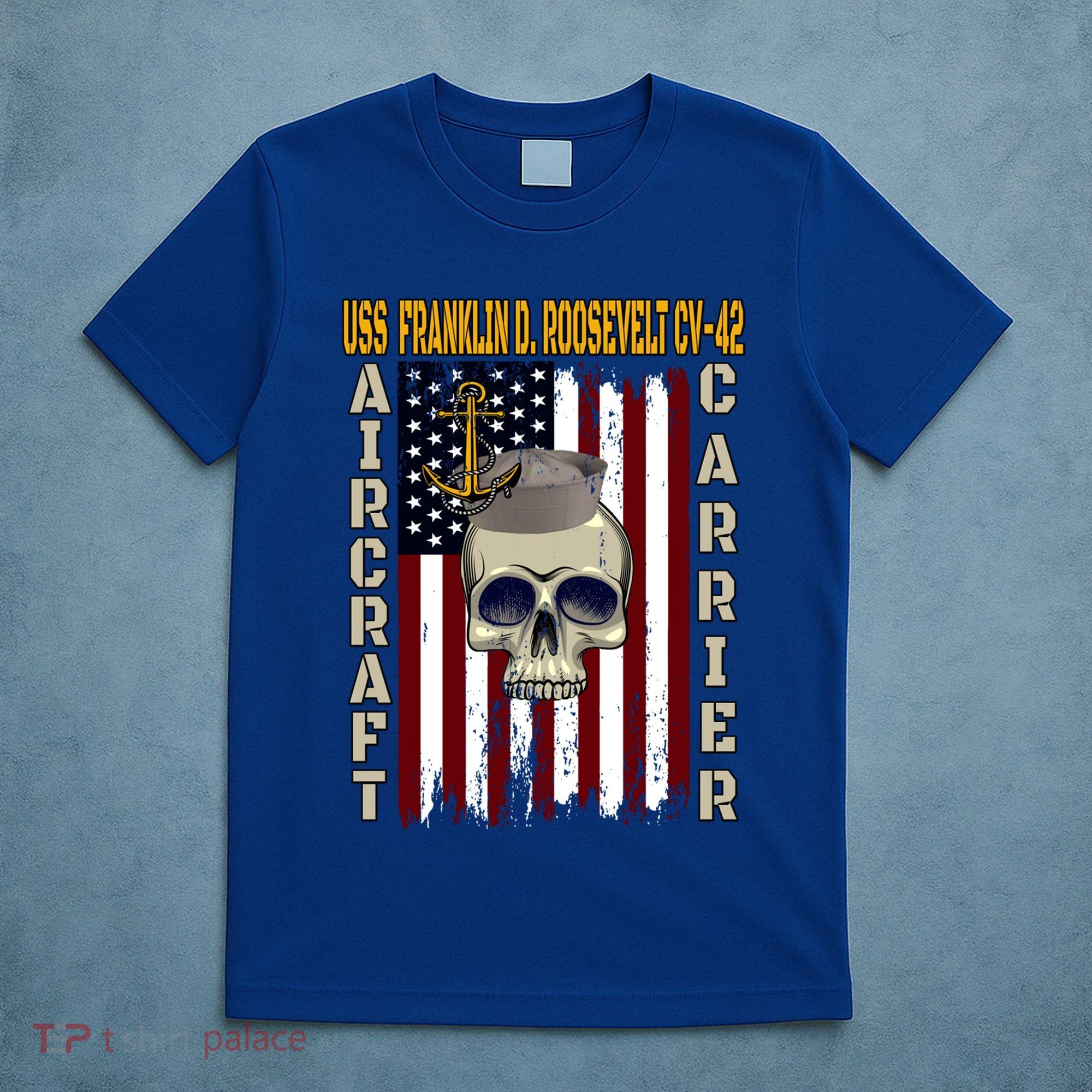 Uss Franklin D Roosevelt Cvgift42 Veterans Day Dad Son Gift T-Shirt