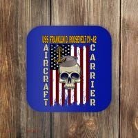 Uss Franklin D Roosevelt Cvgift42 Veterans Day Dad Son Gift Coaster thumb 0