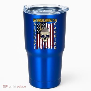 Uss Franklin D Roosevelt Cvgift42 Veterans Day Dad Son Gift Tumbler