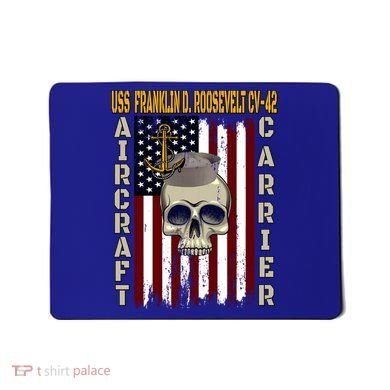 Uss Franklin D Roosevelt Cvgift42 Veterans Day Dad Son Gift Mousepad
