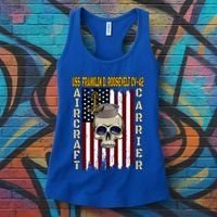 Uss Franklin D Roosevelt Cvgift42 Veterans Day Dad Son Gift Women's Tank Top thumb 3