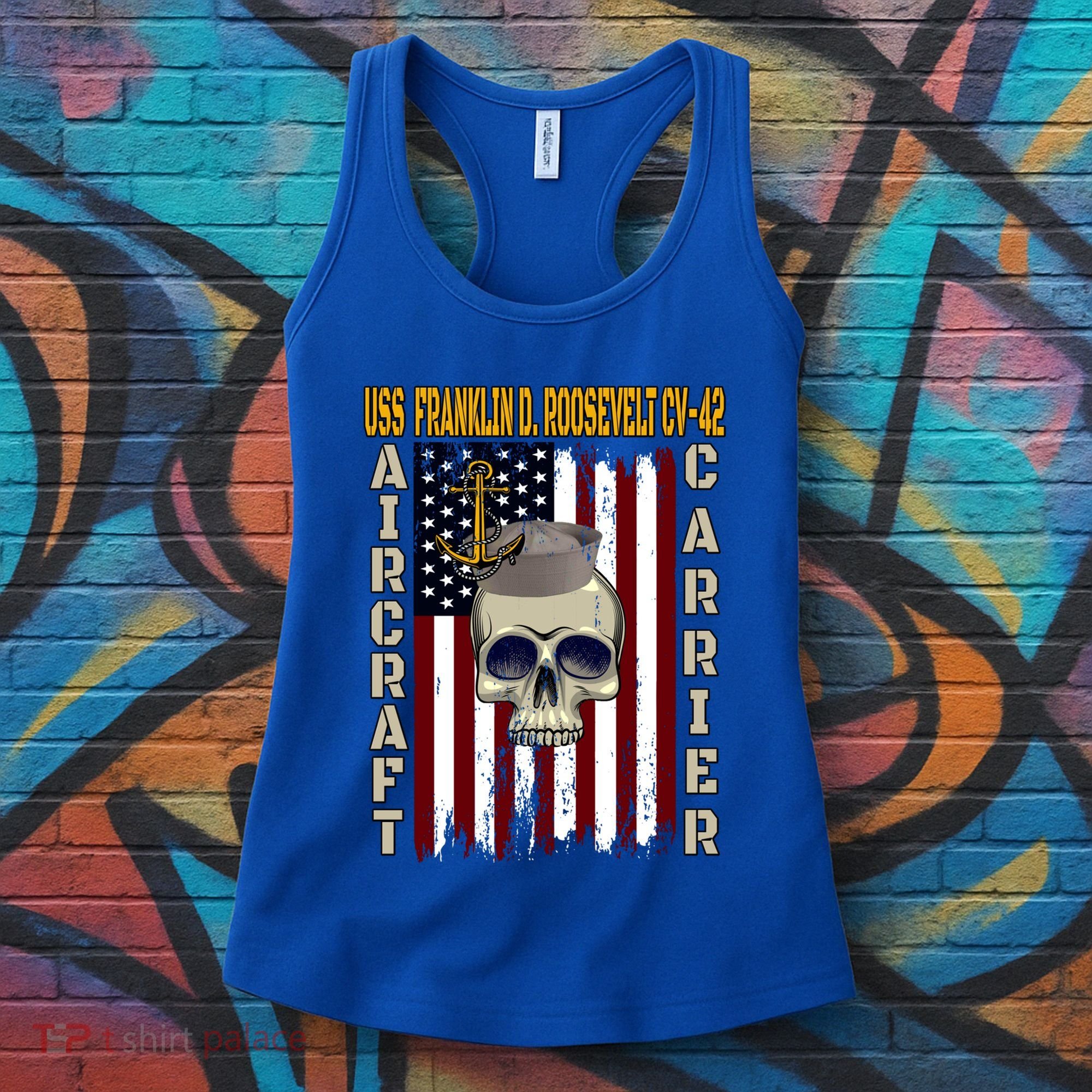 Uss Franklin D Roosevelt Cvgift42 Veterans Day Dad Son Gift Women's Tank Top