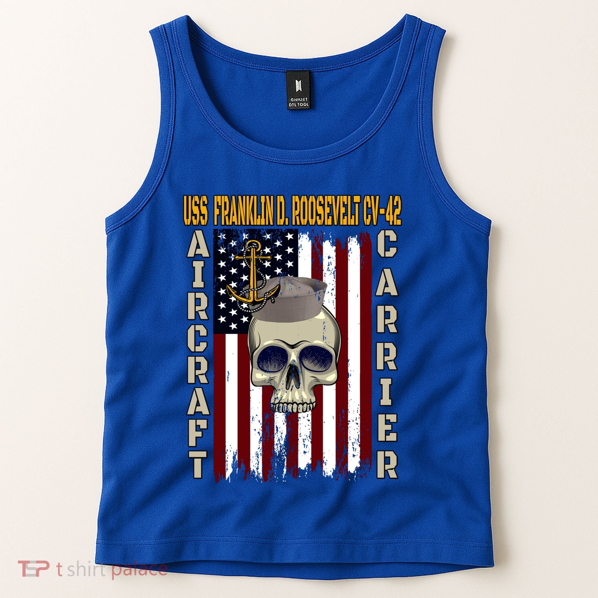 Uss Franklin D Roosevelt Cvgift42 Veterans Day Dad Son Gift Tank Top