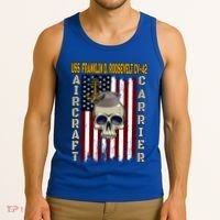 Uss Franklin D Roosevelt Cvgift42 Veterans Day Dad Son Gift Tank Top thumb 3