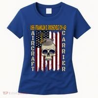 Uss Franklin D Roosevelt Cvgift42 Veterans Day Dad Son Gift Women's T-Shirt thumb 0