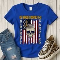 Uss Franklin D Roosevelt Cvgift42 Veterans Day Dad Son Gift Women's T-Shirt thumb 3