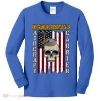 Uss Franklin D Roosevelt Cvgift42 Veterans Day Dad Son Gift Kids Long Sleeve Shirt thumb 0