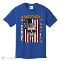 Uss Franklin D Roosevelt Cvgift42 Veterans Day Dad Son Gift Kids T-Shirt thumb 0