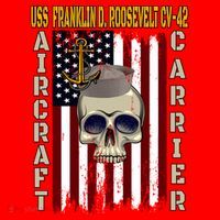 Uss Franklin D Roosevelt Cvgift42 Veterans Day Dad Son Gift Santa Hat thumb 1