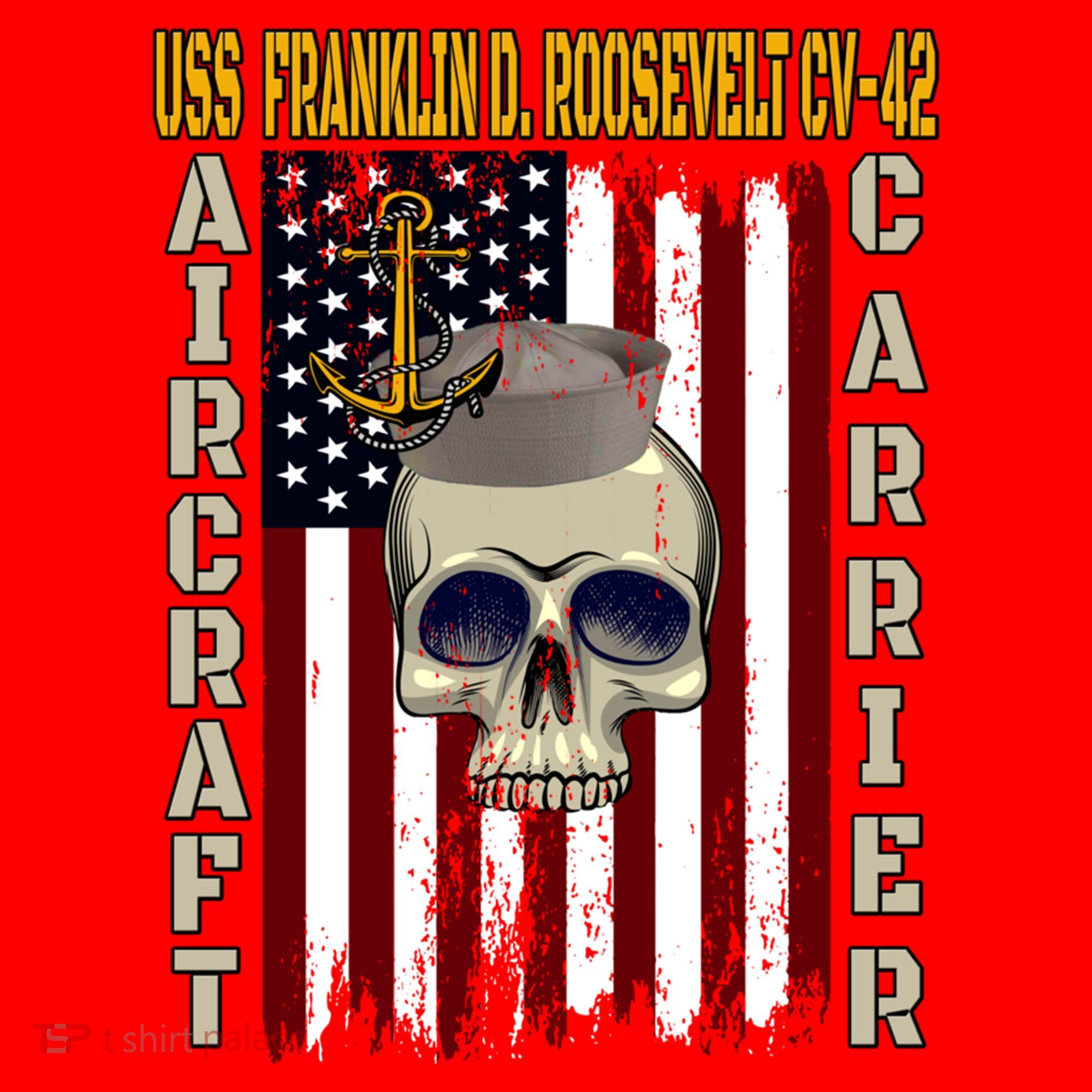 Uss Franklin D Roosevelt Cvgift42 Veterans Day Dad Son Gift Santa Hat