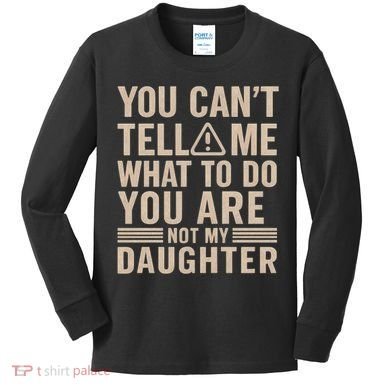 Unique Father's Day Gift for Dads Who Like to Share Their Wisdom Kids Long Sleeve Shirt