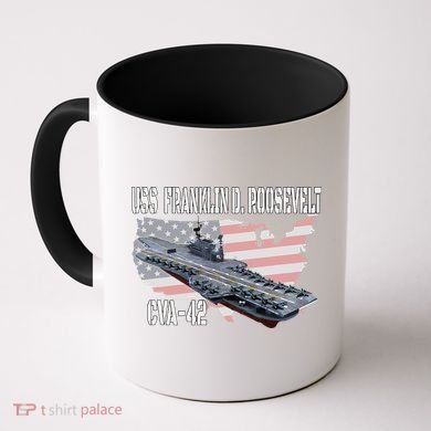USS Franklin D. Roosevelt CVA-42 Aircraft Carrier Veterans  Coffee Mug