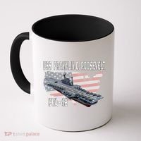 USS Franklin D. Roosevelt CVA-42 Aircraft Carrier Veterans  Coffee Mug thumb 0