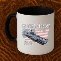USS Franklin D. Roosevelt CVA-42 Aircraft Carrier Veterans  Coffee Mug thumb 2